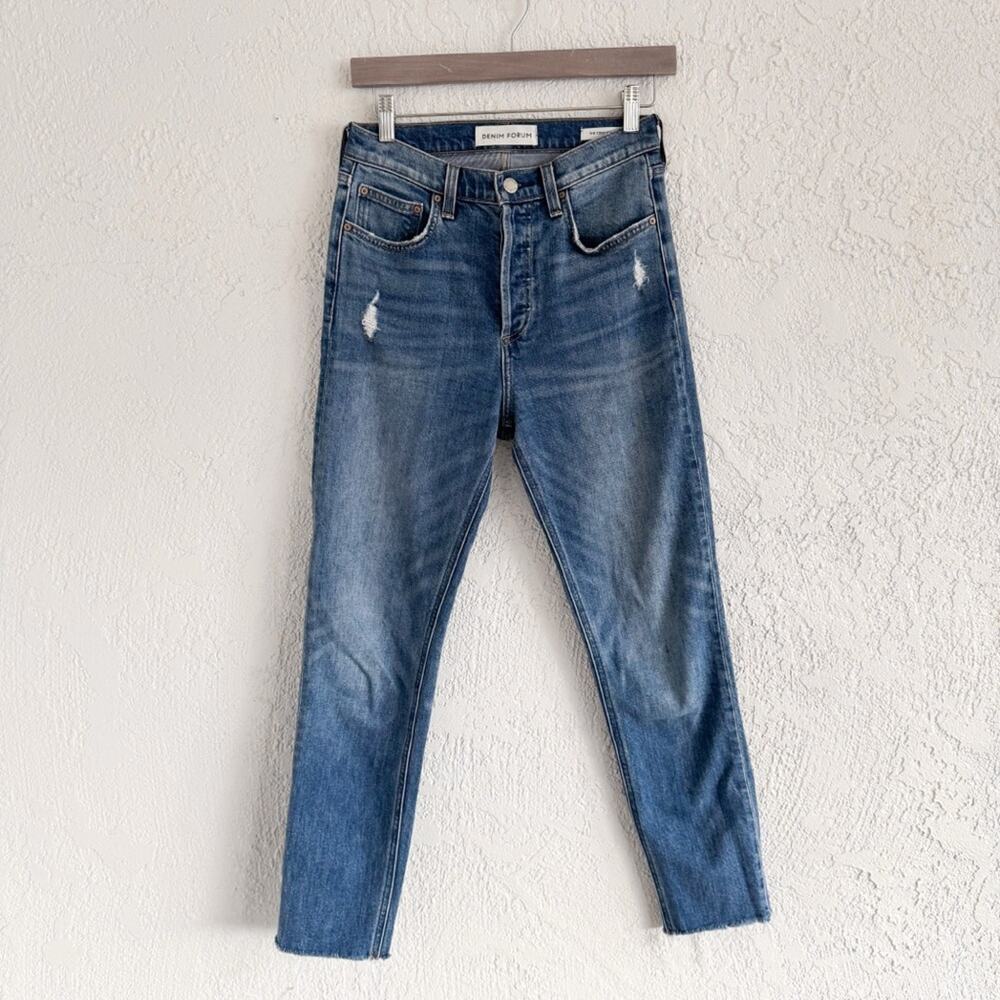 Denim Forum Jeans The Yoko High Rise Slim